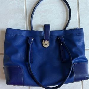 Tumi computer bag blue